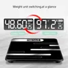 SMART BODY FAT SCALE Badrum Digital viktskalor Glas Smart Elektroniska skalor Led Display Flooring For Fitness Health H1238Q