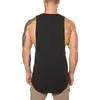 MuscleGuys nya ankomst Bodybuilding Stringer Tank Topp Mens Fitness Kläder Singlet Sportkläder Muskel TankTop Gym SHIRTS 210421