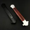 NewMade 2022 13 인치 (33cm) 이탈리아 마피아 자동 칼 더블 액션 전술 knifes 440c 블레이드 나무 손잡이 자기 방어 EDC 사냥 포켓 나이프 9 11 인치 도구