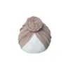 الطفل العمامة القبعات بنات الهند قبعات الرأس headwrap الرضع عقال قبعة الضفائر الكعك غطاء لمدة 8 ألوان M3454