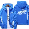 Hajime Miyagi Andy Panda Весна Летняя куртка для мужчин и женщин Повседневная ветровка на молнии тонкий мужской пиджак с капюшоном 211013