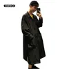 Trenchs d'hommes Gros- Oversize Blanc Noir Hommes Femmes Mince Manteau Mode Casual Mâle Lâche Long Cardigan Coupe-Vent Veste