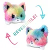 Consegna veloce Simpatico polpo Peluche Gatto reversibile Favore di partito Bambola Gato Regalo di Natale per bambini Giocattolo di peluche a doppia faccia Flip Regali di compleanno per bambini