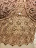 Mesh Lace Bead Bustier Pearls Diamond Push Up Night Club Bralette Kvinnors BRA Beskuren Top Vest Camis Slim Fashion 210421