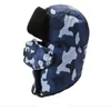 Boné de moda quente inverno masculino design original chapéus para mulheres à prova d'água capuz chapéu legal balaclava camuflagem bomber ciclismo bonés máscaras