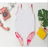 Cactus Print Baby Girl Swimsuit One-Piece Ruffle Children Swimwear 3-8 Years Cute Kids Girl Bathing Suit Child Summer Beach Wear 944 Z2