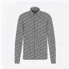 Mens Designer Shirts Brand Clothing Men Long Sleeve Flower Print Dress Shirt Hip Hop High Quality Cotton Tops 84159
