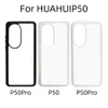 Borracha TPU + PC DIY sublimação Casos De Alumínio Folha de metal Glue para Huawei Mate 40 Pro Plus P50 Pro 100 pcs / lote