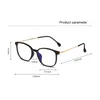 Модные солнцезащитные очки рамы Blue Light Blocking Rame для мужчин и женщин Spectacles Anti-Slue Ray Prescrection Eyewear UV400 защита