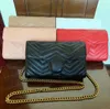 최고 품질의 새로운 디자이너 럭셔리 여성 크로스 바디 가방 유명한 골드 체인 숄더백 패션 퀼트 심장 가죽 캐주얼 핸드백 지갑 지갑 5 색