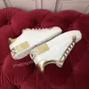 Klassiekers Kwaliteit Mannen Vrouwen Designer Schoenen Espadrilles Sneakers afdrukken Lopen Sneaker Borduren canvas Hoge top Platform schoen 34-45