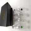 Unik Rökning Tillbehör Hookahs Glödlampa Stil Nector Collector 17mm med glasskål Titan Nail Box för glas bongs NC23