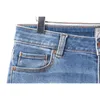 Estate donna moda stile dritto lavaggio acqua orlo arrotolato pantaloncini di jeans sottili femminile trendy plus size jean fondo casual 210611