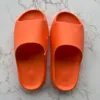 Sandals Slides Slippers Men Women Carbon Glow Green Desert Sand Black Bone White Core Ochre New Pure Onyx Orange Resin Slide Sandals Shoe