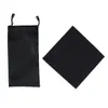 Portable Balck Color Glasses Case Cloth Cleaning Eyewear Sunglasses Storage Bag Pouch Eyeglasses Fashion Accessories