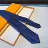 Mens Tie Designer Silk Ties For Men Fashion V Letter Luxurys bow ties Wedding Casual and Business Necktie K9GO#