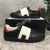 Heren Damesschoen Bee Snake Tiger Casual lederen schoenen Borduurwerk Klassieke Trainers Python Geborduurde Minnaar Sneakers