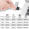 Disque USB Flash Pendrive Metalen Pendrive 1GB 4GB 8GB 16GB 32GB 64 Go Disk CLE USB2.0 Stick-Stick Stick PC Logo