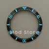 Repair Tools & Kits 40mm Black Ceramic Bezel Insert Set For 43 Men's Watches BGW9 Lume243V