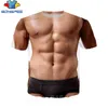 Аниме 3d футболка с принтом женские футболки животных голый волосатый мужчина телесная кожа грудь мышцы мужская футболка Harajuku поддельные рубашки 210409