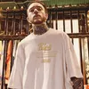 Męska koszulka hiphopowa chłopięca letnia koszulka z nadrukiem 2021 Oversize Streetwear Tees damska koszulka do sprzedaży hurtowej rozmiar azjatycki