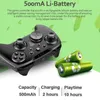 Controladores de jogo Joysticks 2,4 GHz Mobile Controller Bluetooth 500mAh gamepad com giroscópio de 6 eixos para Switch / Android iPhon