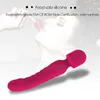 Verwarming Siliconen Dildo Vibrator voor Vrouwen AV MAGIC Wand Massage G Spot Vibration Clit Stimulator Seksspeeltjes Vrouwelijke Masturbator 210622