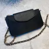 Chain One Shoulder Messenger Bag flip lederen stiksels nylon doek vrije tijd dames veelzijdige lichtgewicht kleine tas handtas eenvoudig p