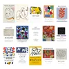 Greeting Cards 15pcs/set Pastoral Abstract Decoration Card Gift Wall Postcard Po Frame Painting Sticker Home Aart Famous