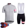 Mens Rapha Team Cycling Jersey cuissard à bretelles Set Racing Vélo Vêtements Maillot Ciclismo été à séchage rapide VTT Vélo Vêtements Sportswear Y21041043