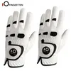 golf glove with ball marker