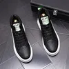 Male Casual PU Leather Boots Men High-top Board Sneakers Designer Nightclub Party Shoes Breathable Comfy Footwear B151 274