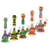 Bee Hookah Fumar Acessórios Dab Rig Rig Rig Bong Silicone Tubulação de Água Tabaco Bubbler