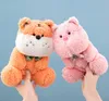 Urso pelúcia animais de pelúcia macio coelho tigre rã lacting brinquedo para aniversário dia dos namorados presente de festa de presente enchimento rosa marrom verde bege 13inch 9inch