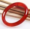 Chinese & Natural Unimaginable Beautiful Red Jade Bracelet Bangle 62 Mm Woman Inte22
