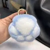 Kvinnor Flickor Gåva Kanin Fur Cat Claw Nyckelringar Söt Key Pendant Bag Keychain Fashion Tillbehör