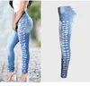 Mode Damen Jeans Herbst Winter zerrissene Damen Jeanshose Skinny Fit Legging Bleistift