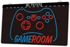 TC1172 Game Room Console Light Sign Dual Color 3D Engraving