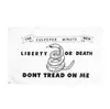 Home 2nd Amendment Vintage American Flag Don't Tread On Me Banners 90cm*150cm Polyester Custom USA College Basketball Flags sea ship DAF305