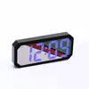 Other Clocks & Accessories Digital Alarm Clock With Brightness Dimmer USB Desk Mirror Surface LED Electric For Bedroom Living Room