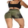 Kvinnor yoga shorts sommar strand rumpa lyft hög midja scrunch texturerat gymbyxor ruched squat träning shorts sport botten push up