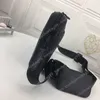 Designers handväskor män axelväskor original äkta lädermonogram präglade messenger väska blixtlås pursar två delar set