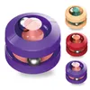 Vuxen Decompression Toy Fingertips Cube Metal Marmor Ny och unik kreativ bollspår Spinning Top till Finger Cubes Fidget Spinner Barnens pedagogiska leksaker