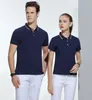 Polo pour hommes t-shirt 95% coton 5% spandex coupe ajustée Logo personnalisé sérigraphie broderie Sport t-shirts