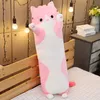 70 CM Cartoon Zwierząt Dinozaur Unicorn Cat Pluszowe Zabawki Masztowane Miękkie Długie Sleeping Pillow Lalki Dzieci Prezent Urodzinowy