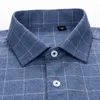 Men's Cotton Flannel Shirt Regular Fit Brushed Button Up Male chemise Single Breasted Comfort Thick Casual Shirts Plus Size 4XL 210609