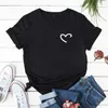 Zogankin mode casual o-neck dames toppar tee sommar vit fjäder svart t-shirt kvinnor hajuku grafi tryckt tee femme x0527