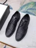 L5 Stor storlek 6-22 Män Läderskor Snake Skriv ut Företag Designer Klänning Derby Klassisk Röd Lace Up Pointed Toe Skor Mens Oxford Skor 22