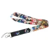 10pcs / lot J2190 Anime Keychain 끈 만화 펑크 목 스트랩 키 ID 카드 휴대 전화 lanyards