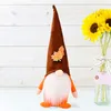 Party Supplies Zbiór Festiwal Decoration Bez twarzy Gnome Plush Lalka Dziękczynienia Halloween Home Elf Ozdoby Dzieci Prezenty XBJK2107